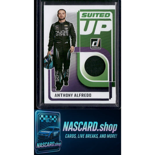 2025 Donruss #SU-AAL Anthony Alfredo Suited Up Swatches - NASCARD.shop