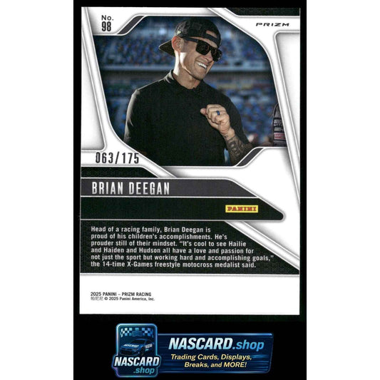 2025 Panini Prizm #98 Brian Deegan Red Power #/175