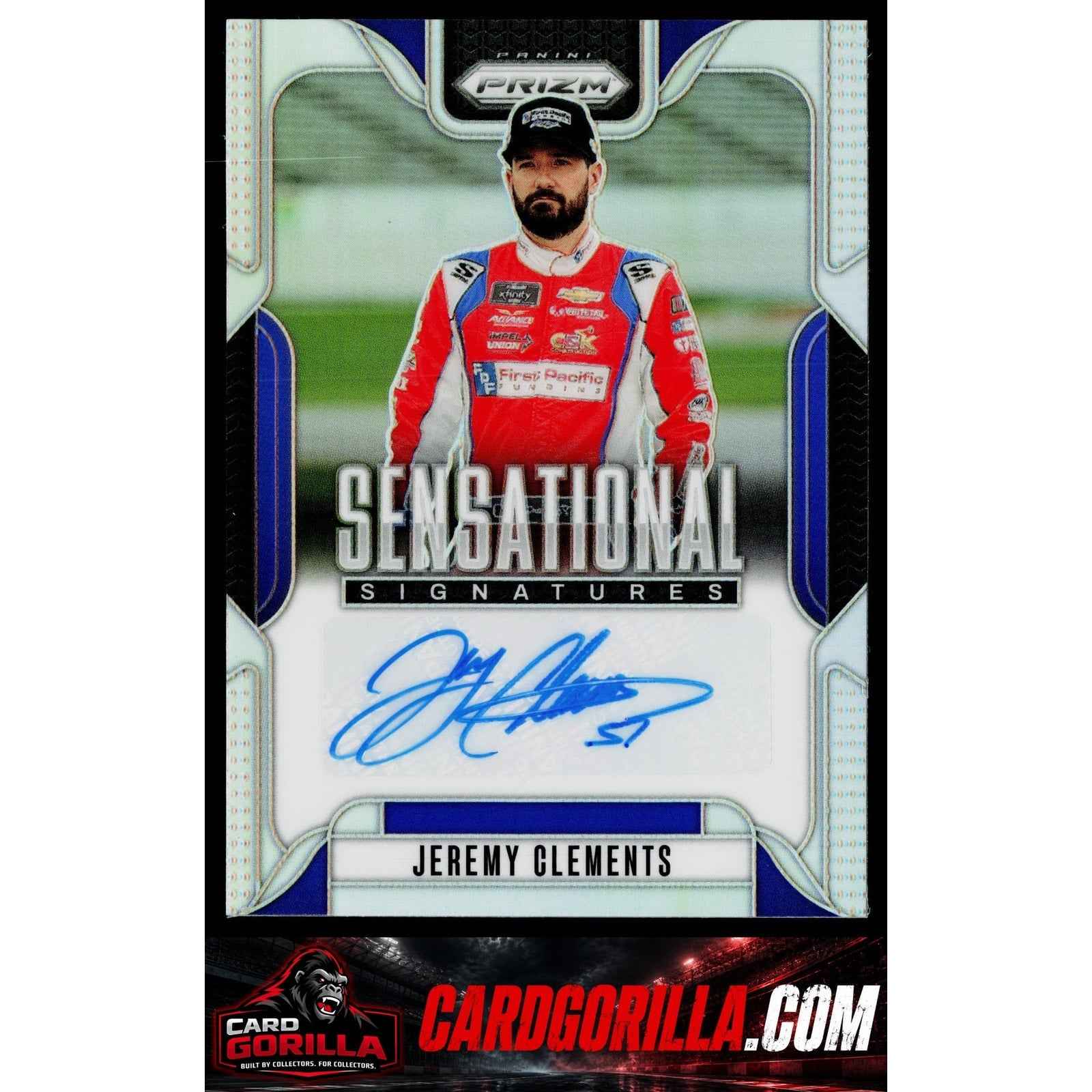 2025 Panini Prizm #SS-JCT Jeremy Clements Sensational Signatures