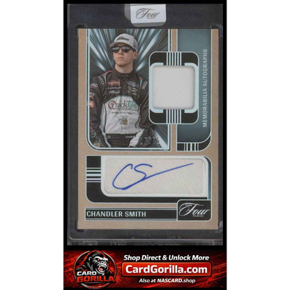 2025 Panini Turn Four Chandler Smith Memorabilia Autographs Holo Silver #/75