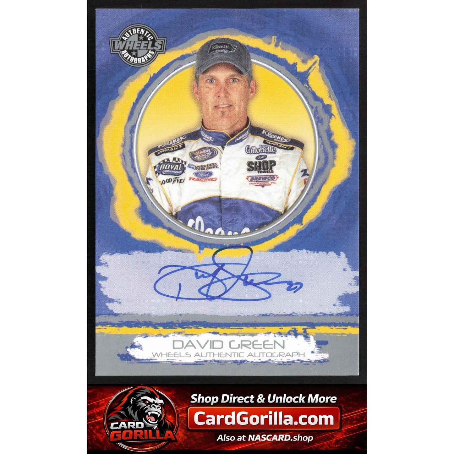 2006 Wheels High Gear #NNO David Green Wheels Autographs