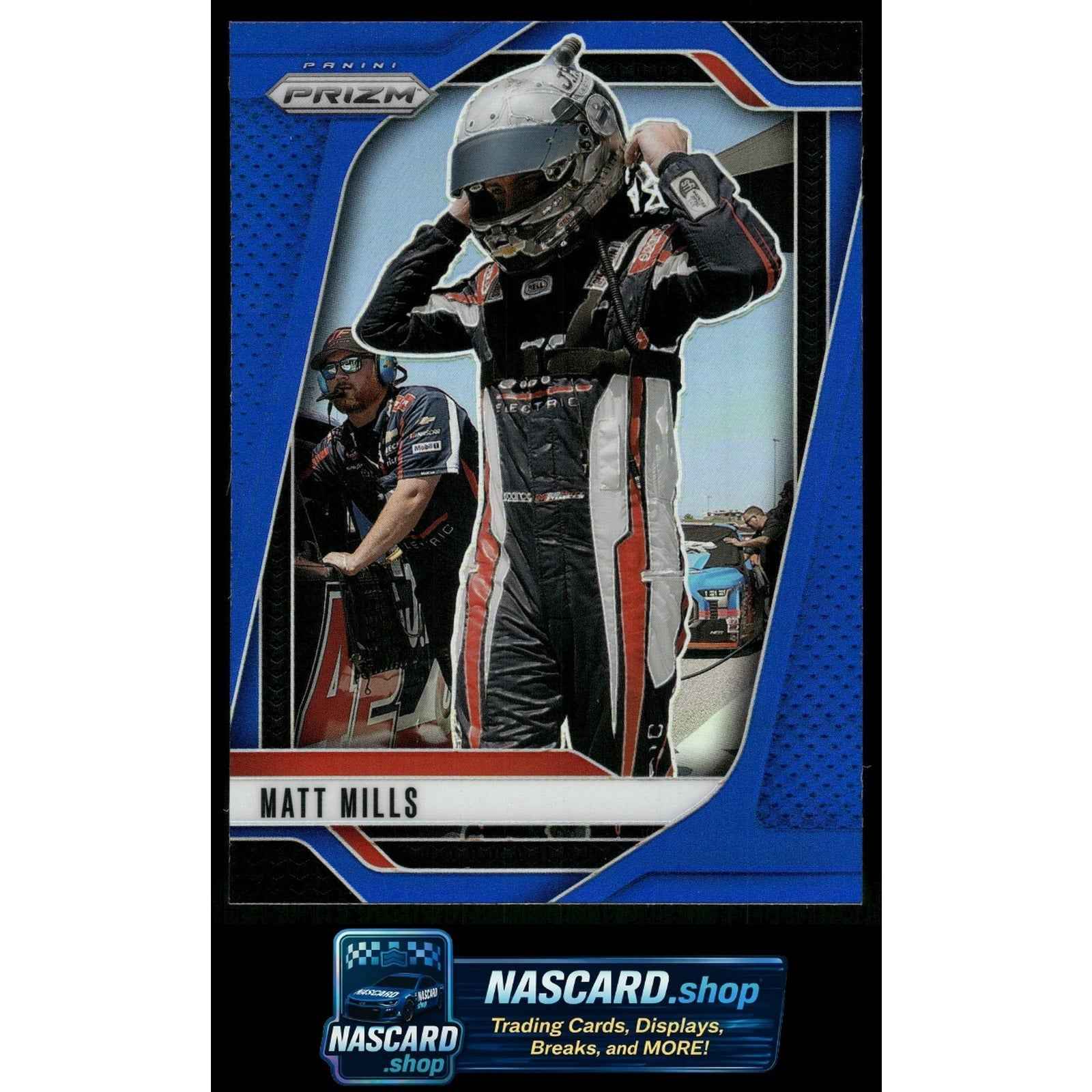 2025 Panini Prizm #46 Matt Mills Blue #/199