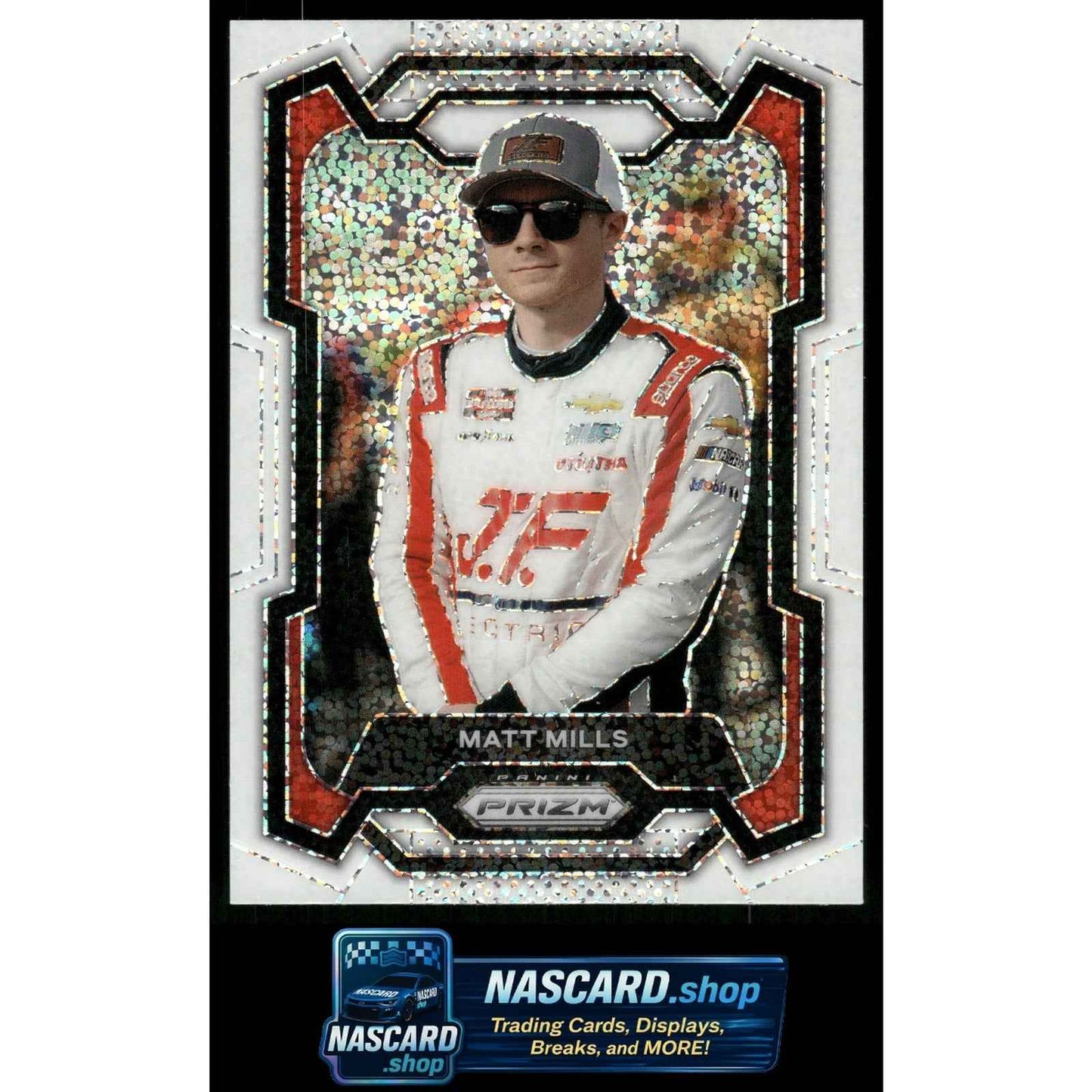 2024 Panini Prizm #74 Matt Mills White Sparkle