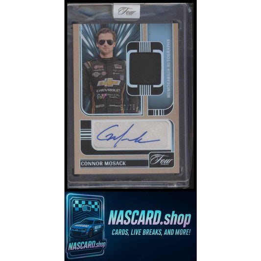 2025 Panini Turn Four Connor Mosack Memorabilia Autographs Holo Silver #/75