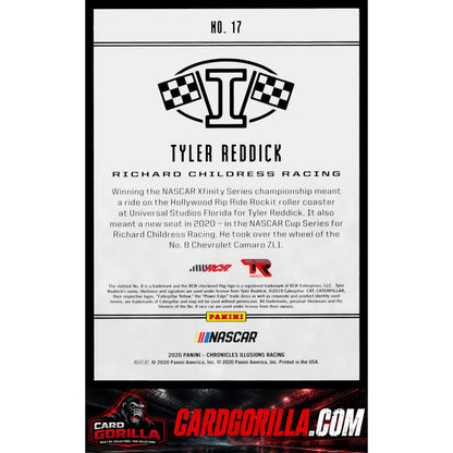 2020 Panini Chronicles #17 Tyler Reddick Illusions Gold #10/10 RC