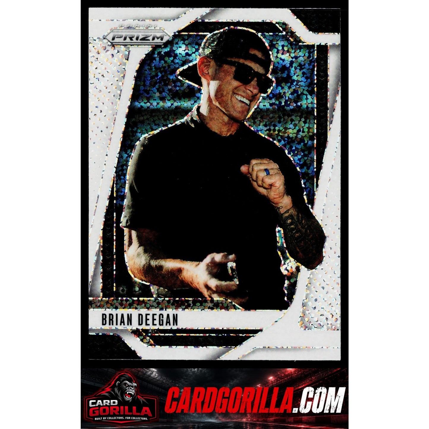 2025 Panini Prizm #98 Brian Deegan White Sparkle