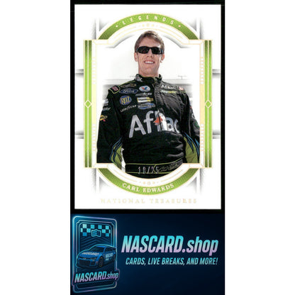 2024 Panini National Treasures #88 Carl Edwards Holo Silver #/25