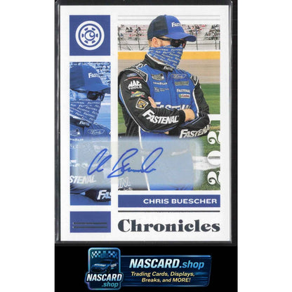 2021 Panini Chronicles #1 Chris Buescher Chronicles Autographs