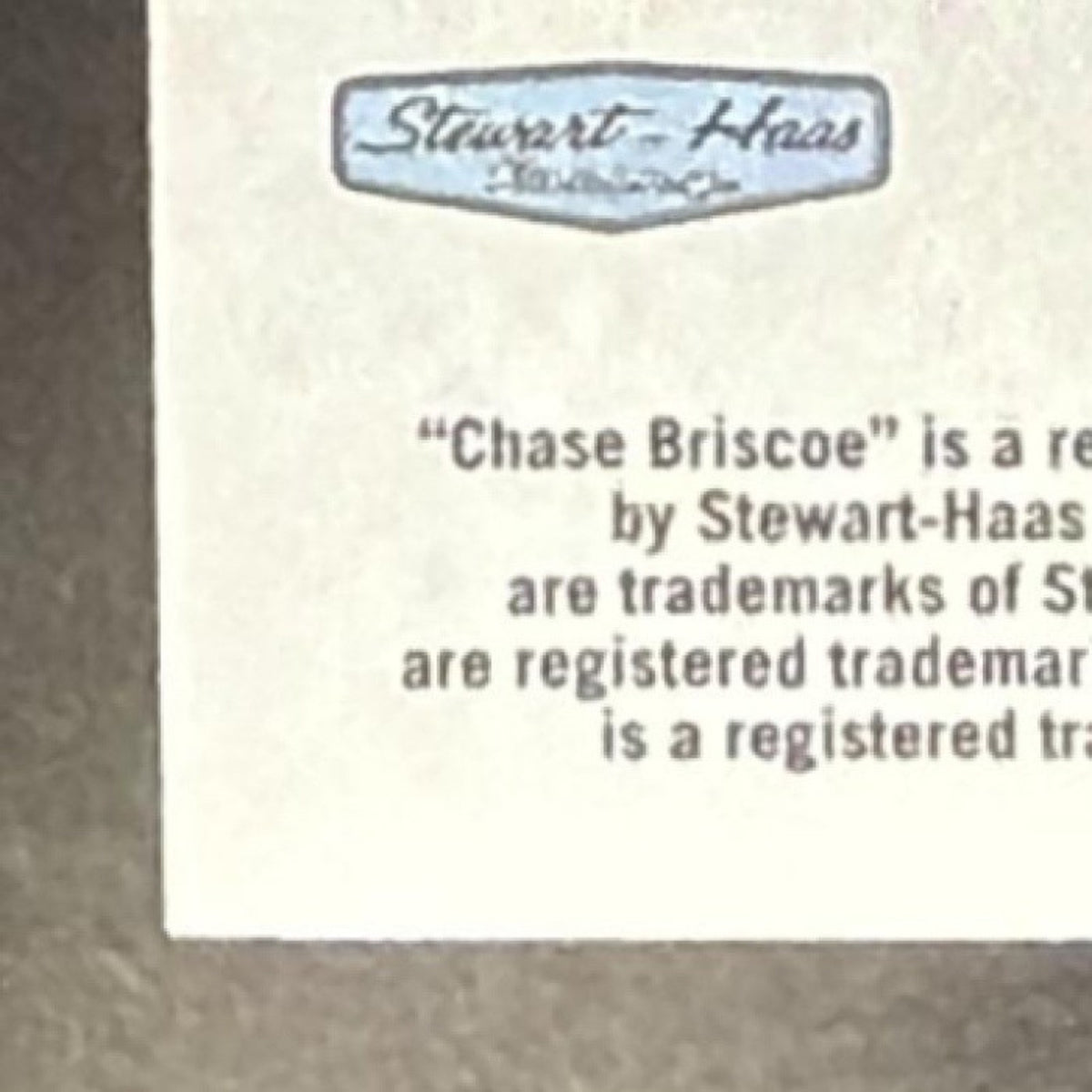 2023 Panini Prime Chase Briscoe #RUD-CBR Race Used Duals Sheet Metal MEM