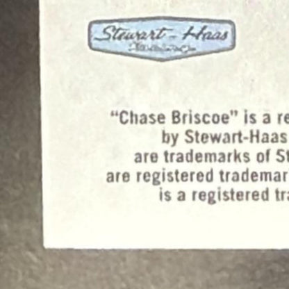 2023 Panini Prime Chase Briscoe #RUD-CBR Race Used Duals Sheet Metal MEM