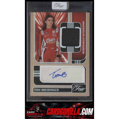 2025 Panini Turn Four Toni Breidinger Memorabilia Autographs Holo Silver #/75
