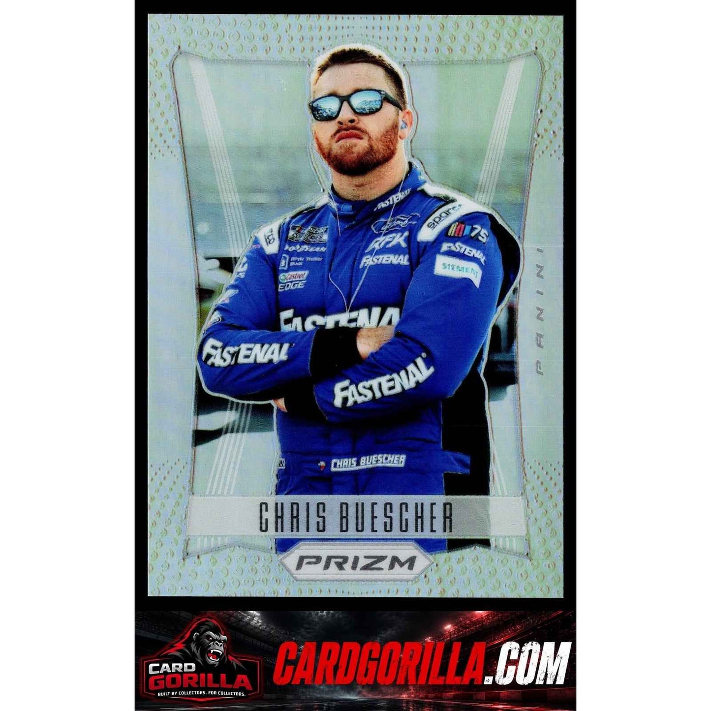 2023 Panini Prizm #PF15 Chris Buescher Prizm Flashbacks