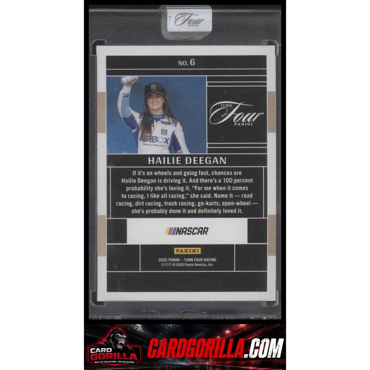 2025 Panini Turn Four #6 Hailie Deegan Red #/25