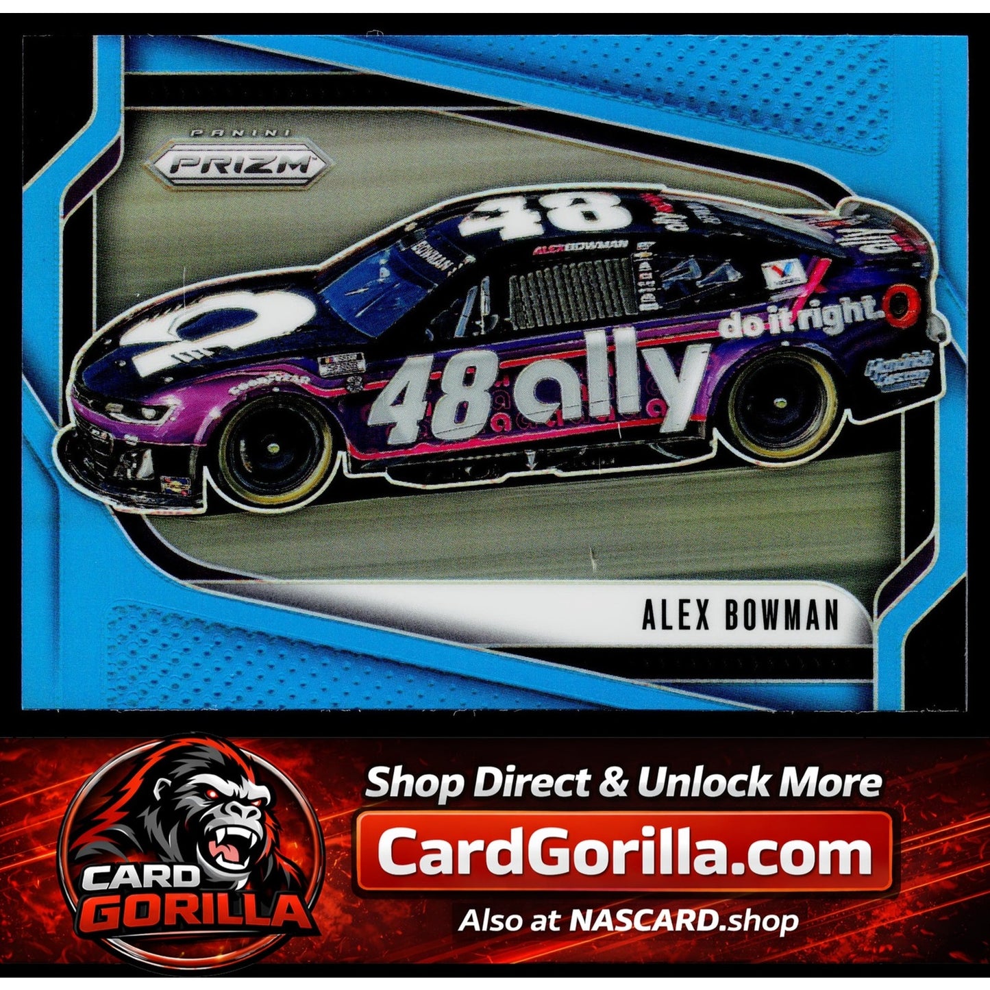 2025 Panini Prizm #137 Alex Bowman Carolina Blue #/49