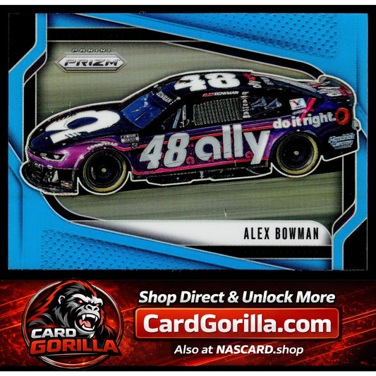 2025 Panini Prizm #137 Alex Bowman Carolina Blue #/49