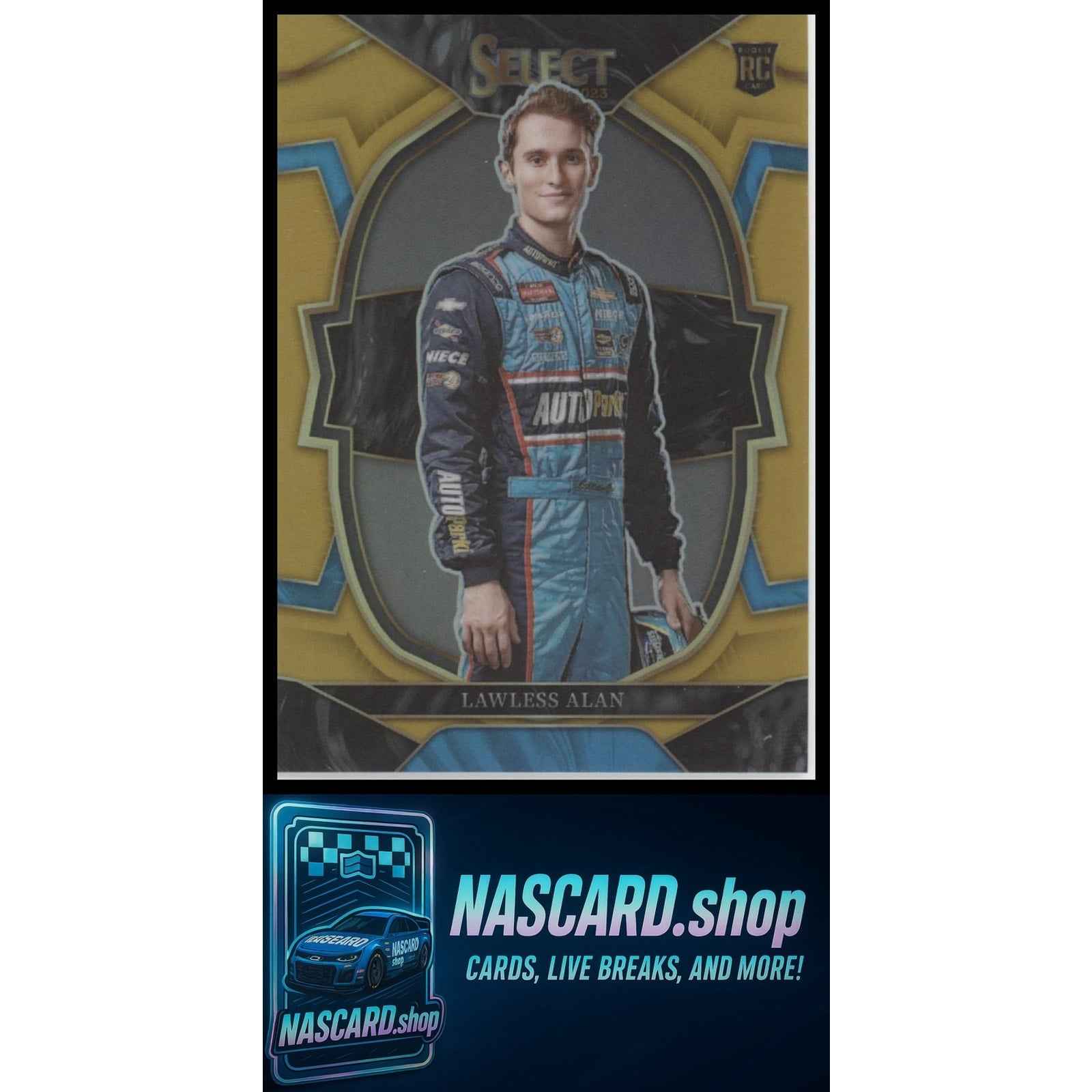 2023 Panini Chronicles #3 Lawless Alan Select Gold #/10 RC