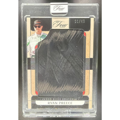 2026 Panini Turn Four Racing Ryan Preece #JS-RPR Jumbo Slick Swatches 31/49 MEM