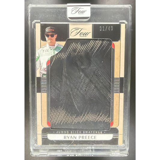 2026 Panini Turn Four Racing Ryan Preece #JS-RPR Jumbo Slick Swatches 31/49 MEM