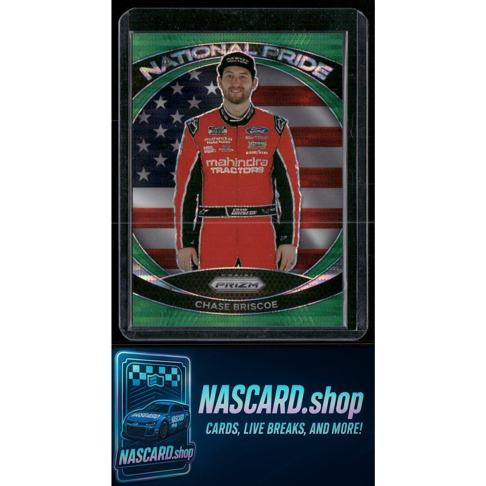 2024 Panini Prizm #7 Chase Briscoe National Pride Green Pulsar #25/25 - NASCARD.shop