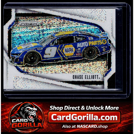 2025 Panini Prizm #138 Chase Elliott White Sparkle