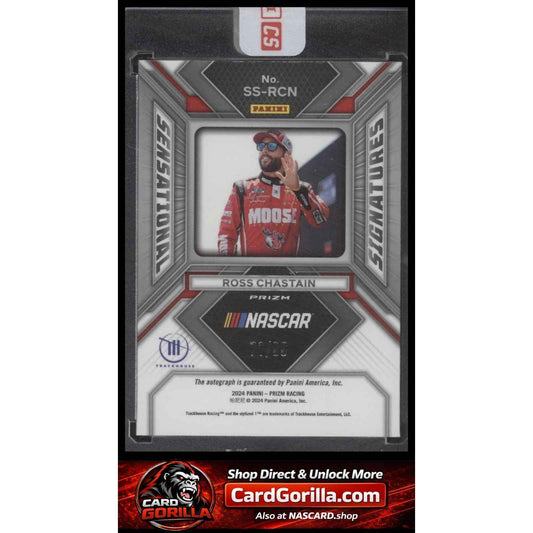2024 Panini Prizm #SS-RCN Ross Chastain Sensational Signatures Red #/99