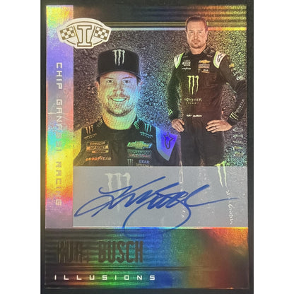 2020 Panini Chronicles Kurt Busch #15 Illusions Auto Gold 07/10