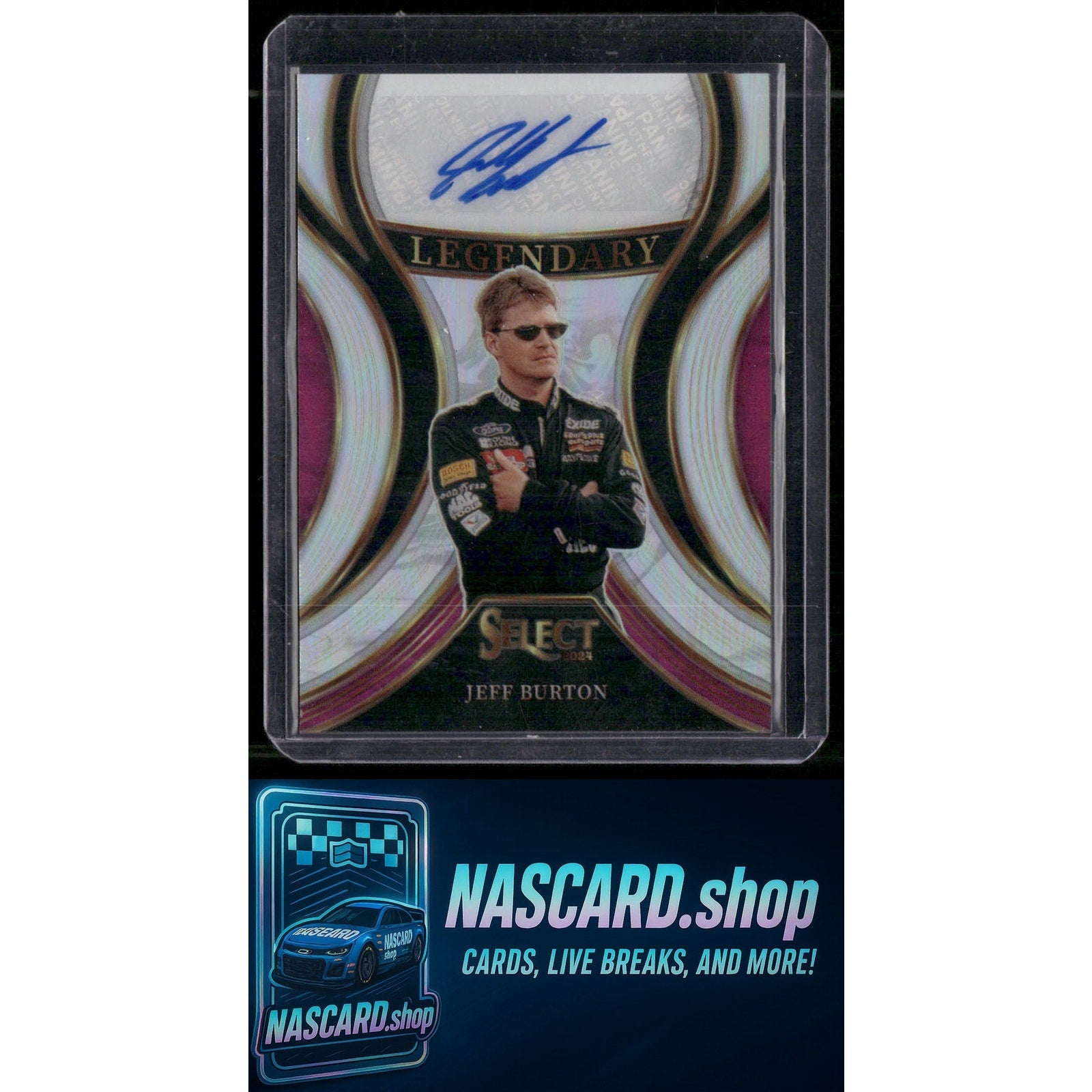 2024 Panini Select #LS-JBT Jeff Burton Legendary Signatures - NASCARD.shop