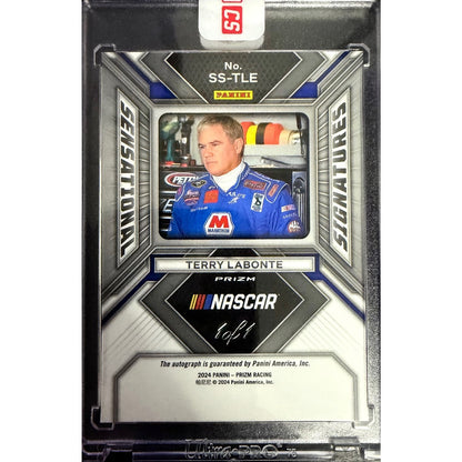 2024 Panini Prizm Terry Labonte Sensational Signatures White Sparkle #1/1
