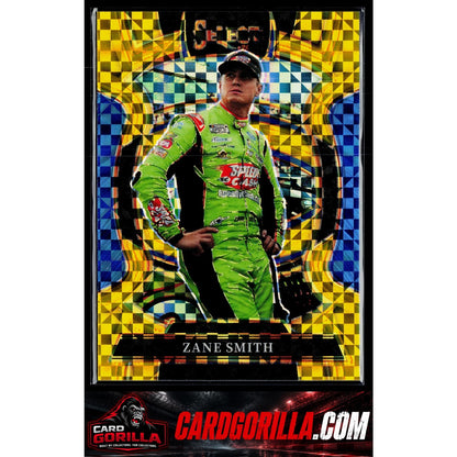 2026 Panini Select Racing #91 Zane Smith Grandstand Gold Power Plaid #/13
