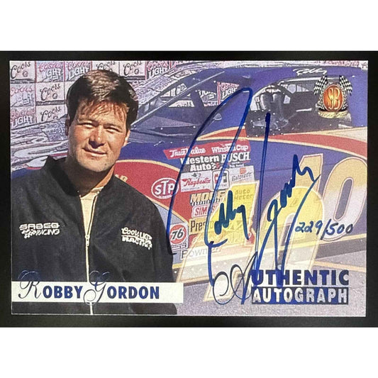 1997 Score Board Robby Gordon #NNO Auto 229/500