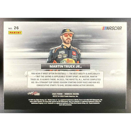 2024 Panini Donruss Martin Truex Jr. #26 Badge of Honor