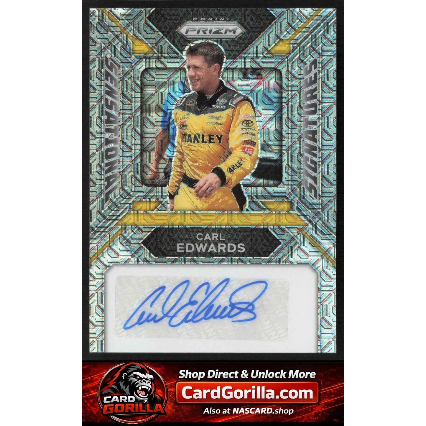 2024 Panini Prizm #SS-CES Carl Edwards Sensational Signatures Mojo #/20