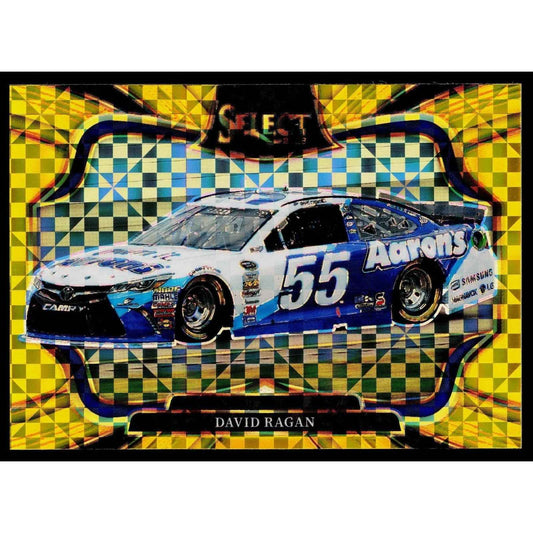 2026 Panini Select #148 David Ragan Gold Power Plaid #13/13