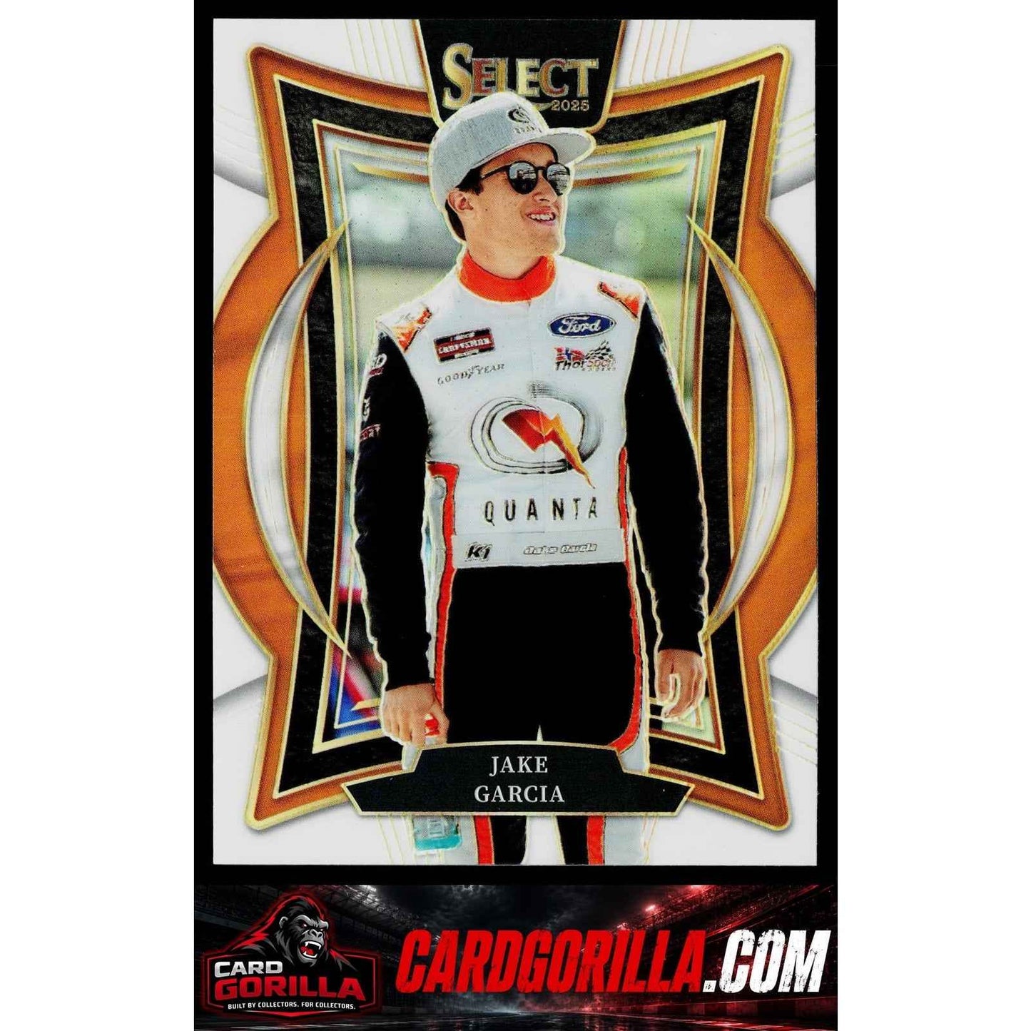 2025 Panini Select #32 Jake Garcia White Prizms #/99