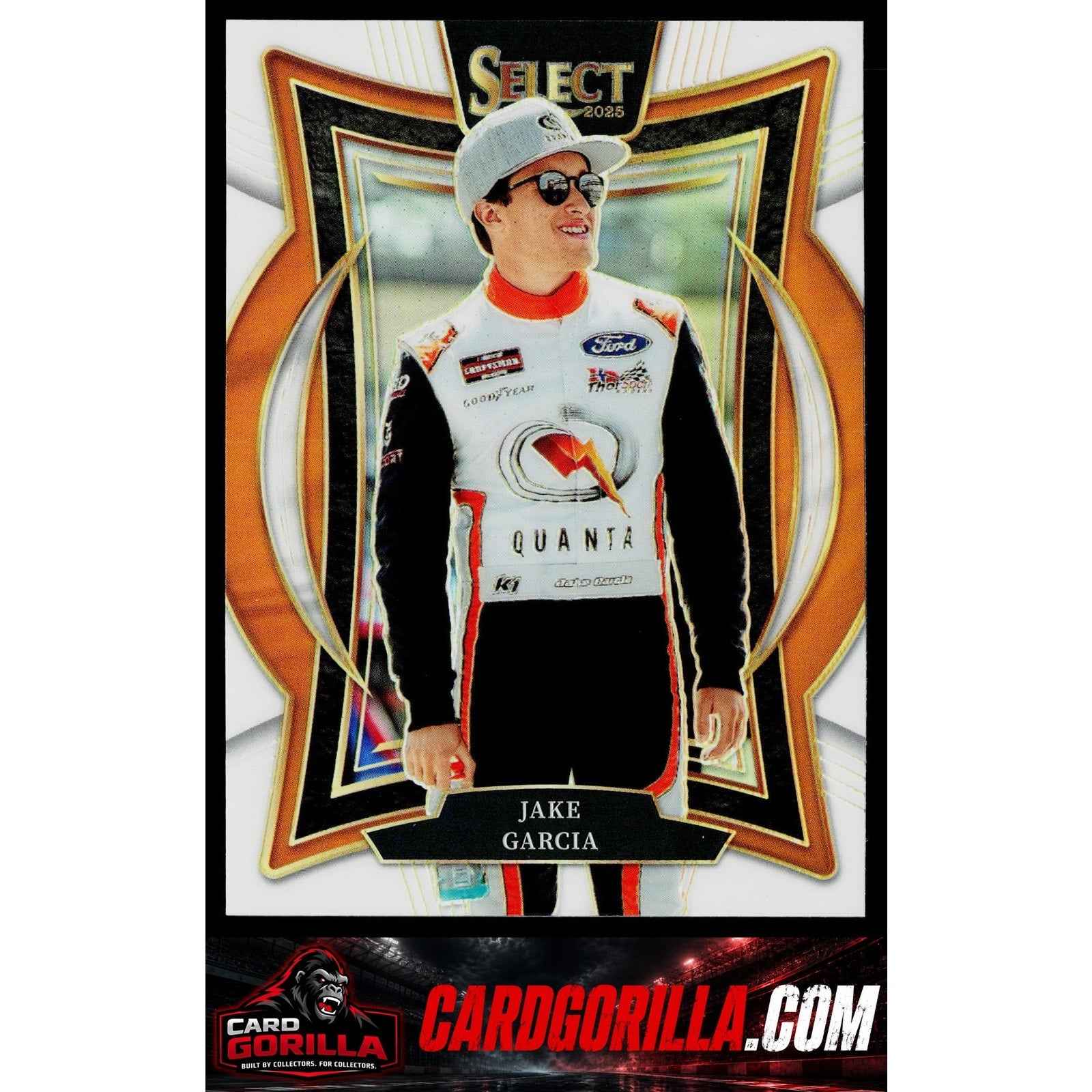 2025 Panini Select #32 Jake Garcia White Prizms #/99