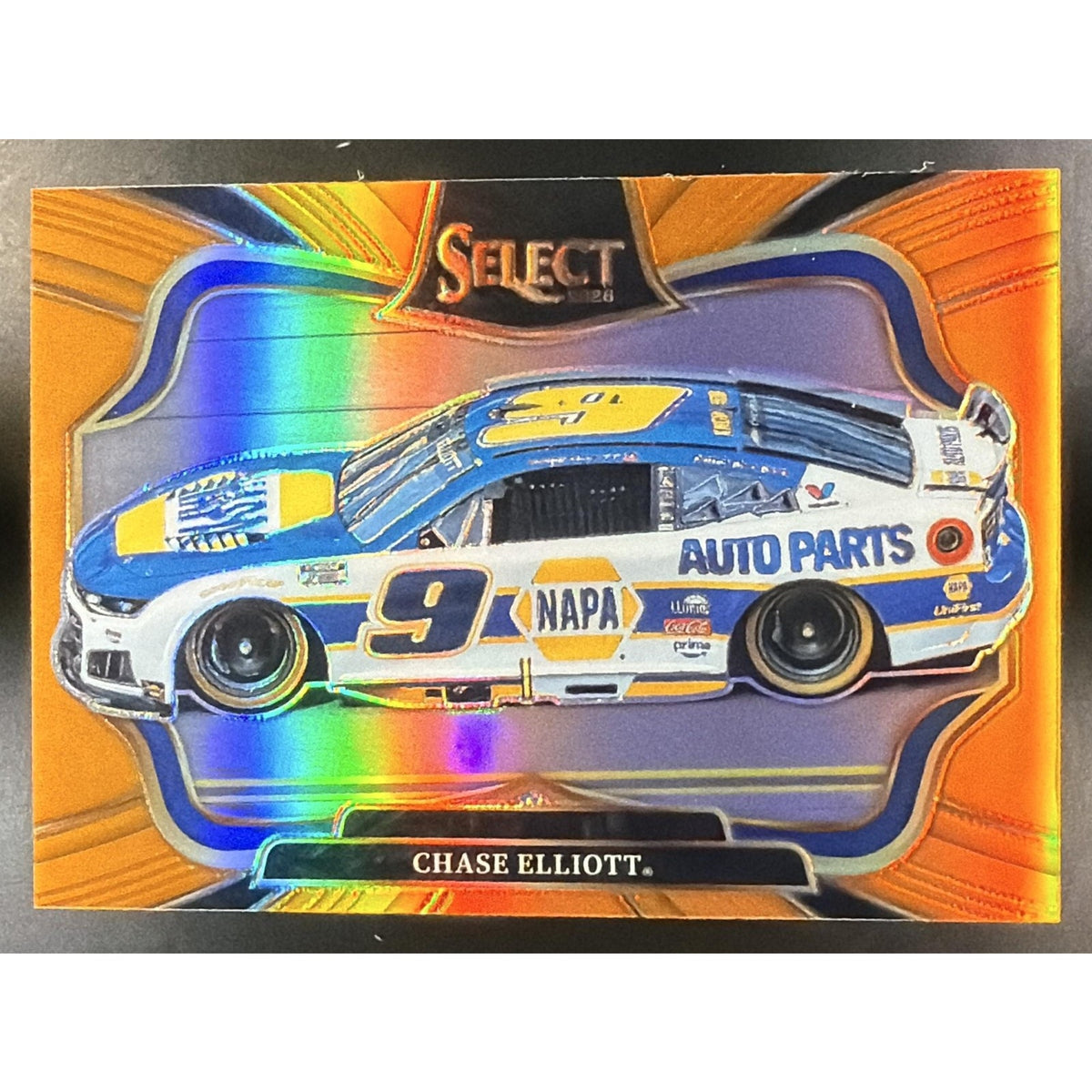 2026 Panini Select NASCAR Chase Elliott #122 Set - Pit Road Orange Prizms 1/49