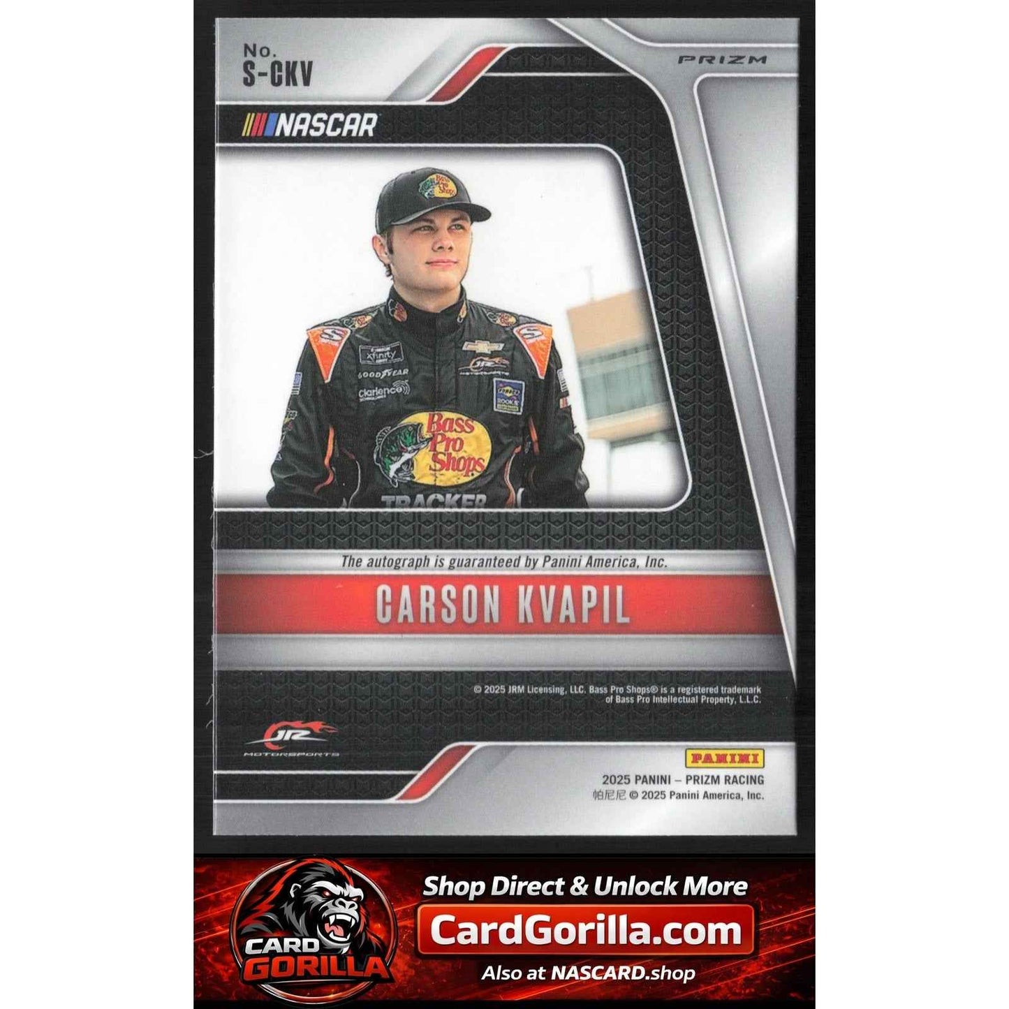 2025 Panini Prizm #S-CKV Carson Kvapil Scripts Green