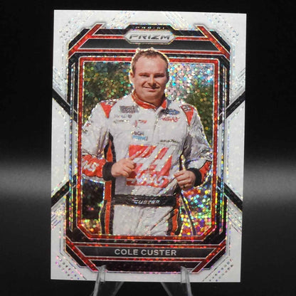 2023 Panini Prizm - Cole Custer #70 White Sparkle Prizm - NASCARD.shop