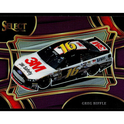 2024 Panini Select #108 Greg Biffle Purple Prizms #/75