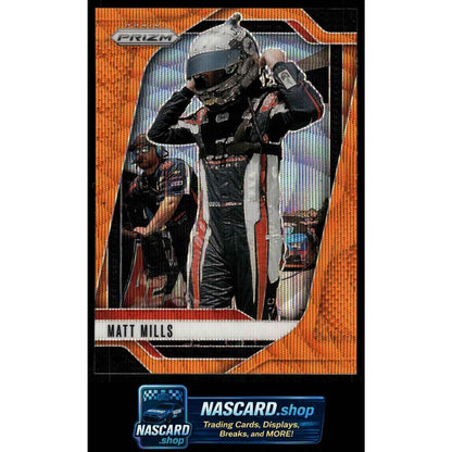 2025 Panini Prizm #46 Matt Mills Orange Wave #/125