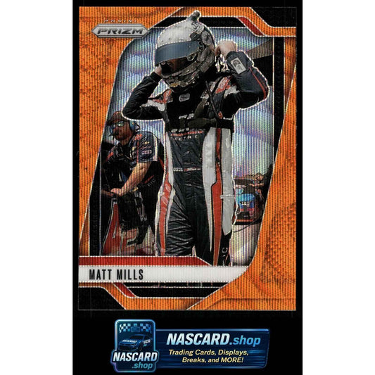 2025 Panini Prizm #46 Matt Mills Orange Wave #/125