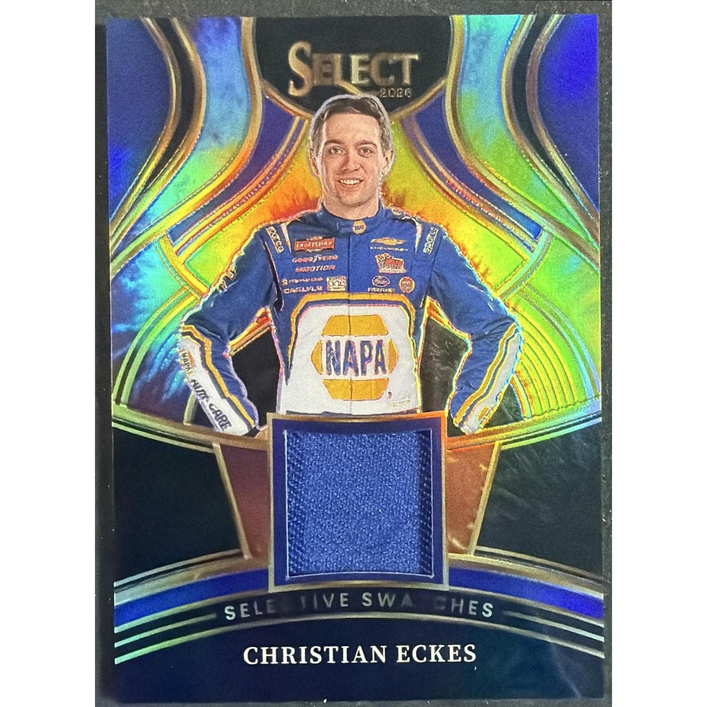 2026 Panini Select NASCAR Christian Eckes Selective Swatches Tie-Dye Prizms /25