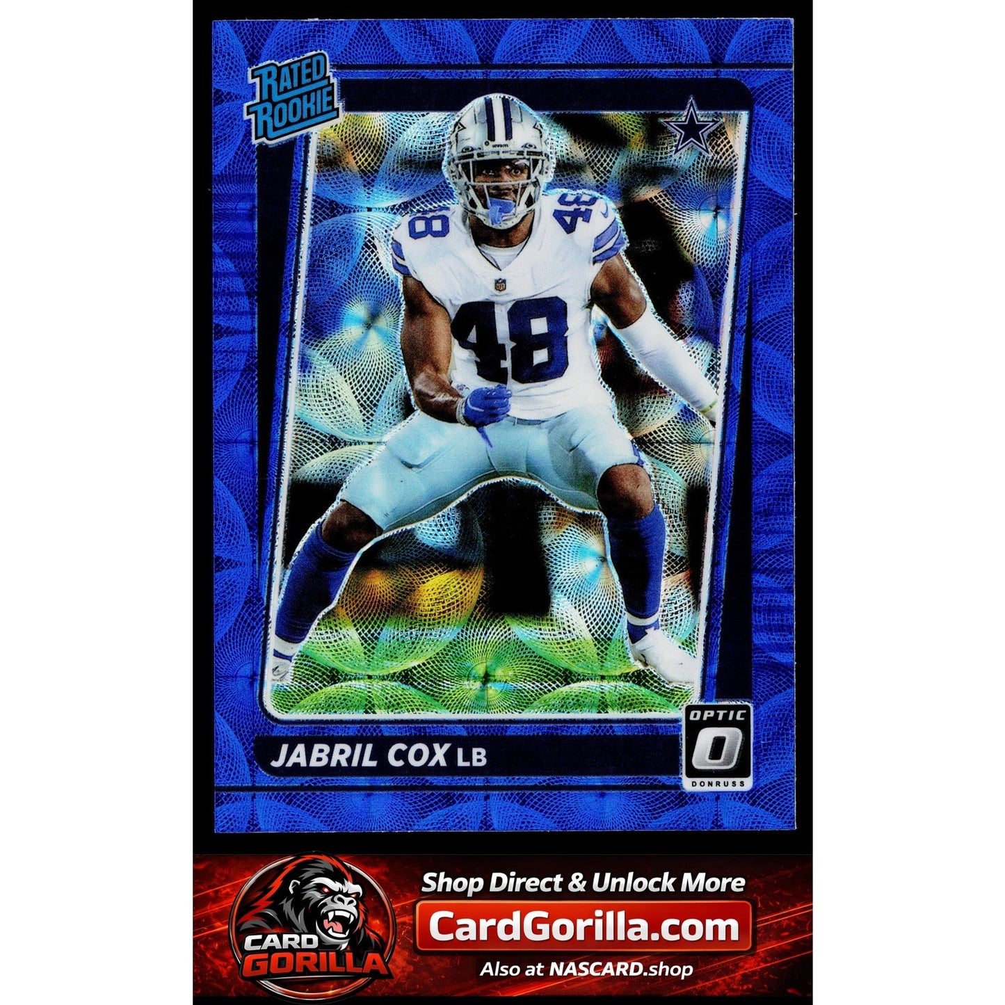 2021 Donruss Optic #286 Jabril Cox Blue Scope