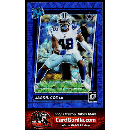 2021 Donruss Optic #286 Jabril Cox Blue Scope