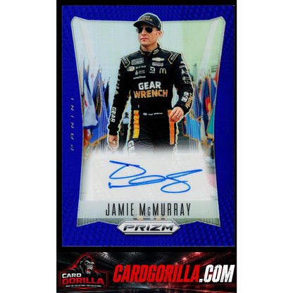 2024 Panini Prizm #TS-JMY Jamie McMurray Throwback Signatures Blue #/49