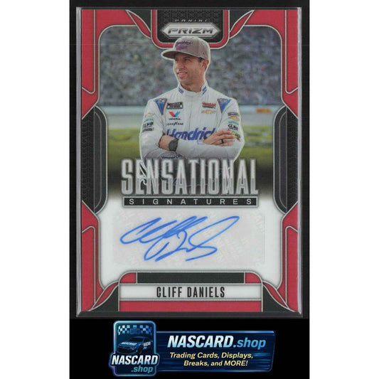 2025 Panini Prizm #SS-CDN Cliff Daniels Sensational Signatures Red #/99
