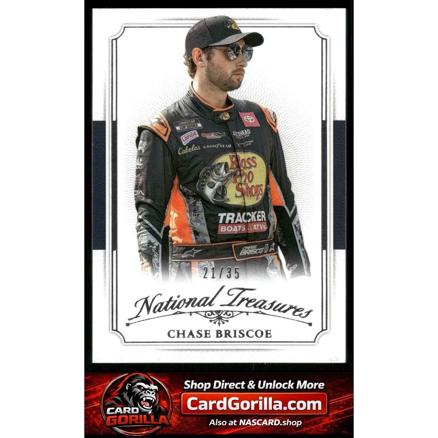 2025 Panini National Treasures #19 Chase Briscoe 2016 Throwback #/35