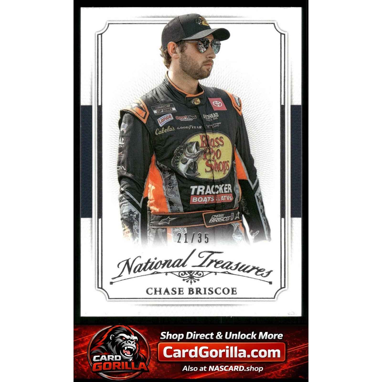 2025 Panini National Treasures #19 Chase Briscoe 2016 Throwback #/35