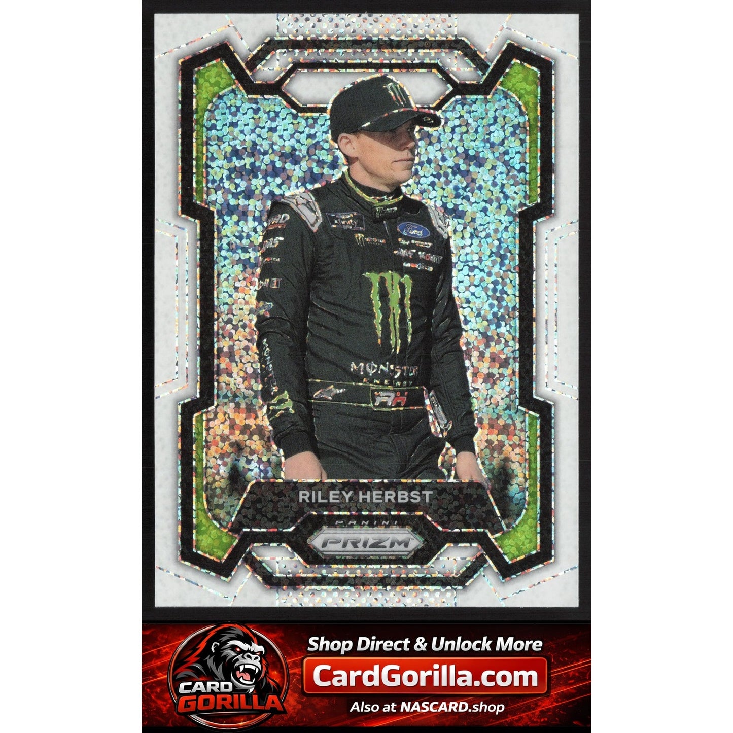 2024 Panini Prizm #30 Riley Herbst White Sparkle