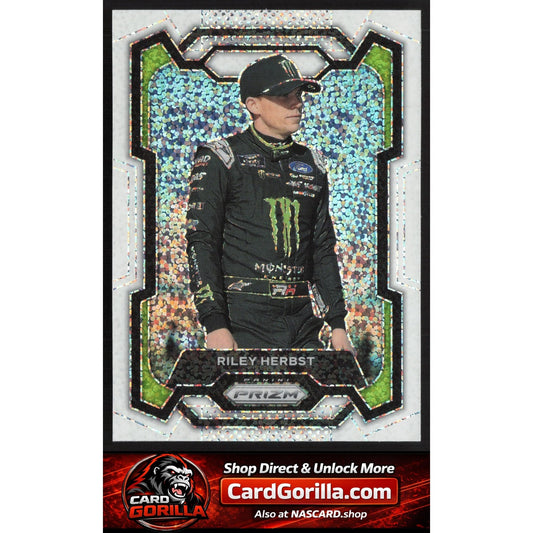 2024 Panini Prizm #30 Riley Herbst White Sparkle